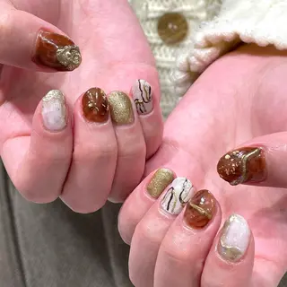 ネイル 淡色ネイル 🎀moeのネイルデザイン