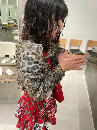 ミディアム パーマ スパイラルパーマ 🌐hina⭐️のヘアスタイル