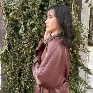 セミロング カラー 鎌田卓也/髪質改善 /透明感カラーのヘアスタイル