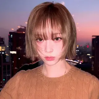 ショート ヘアアレンジ 艶髪/韓国レイヤー 🤍Houtoのヘアスタイル