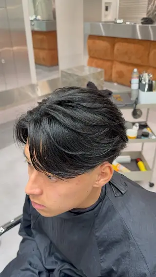 ショート パーマ メンズ MEN’S SALON HAVANA所属・渋谷/メンズパーマ /フェード/千尋のヘアスタイル