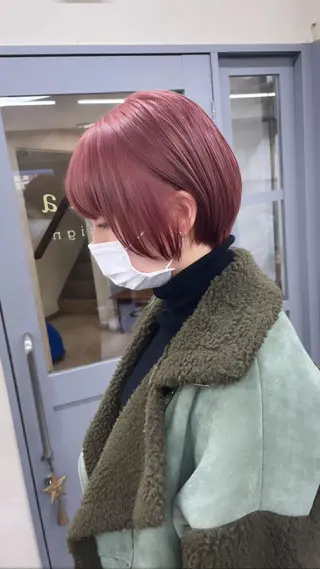 ショート カラー ボブカットモデル 🧃Shionのヘアスタイル