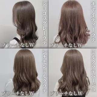 ロング カラー 🥞ベージュ系カラー 【すずきりほ】🥞のヘアスタイル