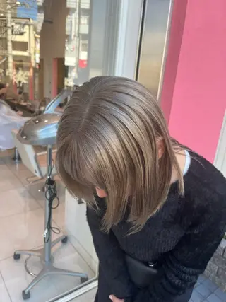 ショート カラー 似合わせ 垢抜け🌟 AKINOのヘアスタイル