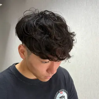 ショート パーマ メンズ 【メンズ特化】 池田大成✂︎のヘアスタイル