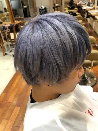 カラー メンズ 縮毛矯正⭐️ 桜場裕一のヘアスタイル