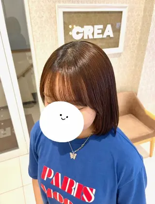 ミディアム 縮毛矯正💎/ 美髪ストレート🫧のヘアスタイル