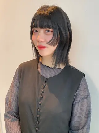 ミディアム カラー mai / linoah˚✧のヘアスタイル