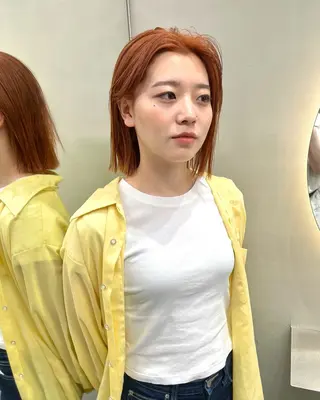 カラー 艶ブリーチ/表参道 ハイトーン /実乃梨のヘアスタイル