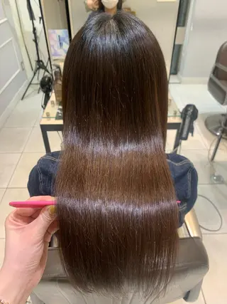 ミディアム カラー パーマ メンズ キッズ 酸熱トリートメント/ 髪質改善🌟玉井香奈のヘアスタイル