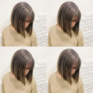 ショート カラー ヘアアレンジ メンズ キッズ 💟Chloe原宿店 🩶ハイトーンのヘアスタイル