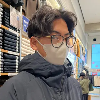 パーマ メンズ Je suis heureuse Tres所属・早朝セット☀️ レイヤー/Momoのヘアスタイル