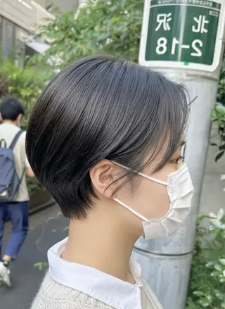 ショート カラー ショート/ボブ /髪質改善/内山翔太のヘアスタイル