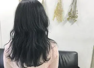 セミロング カラー パーマ 韓国ヘア🇰🇷/ レイヤーカット✂︎のヘアスタイル