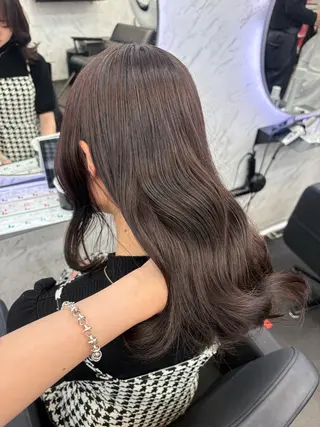 ロング カラー hair salon dot. mooda 韓国風サロン 町田店所属・韓国風ヘア🎀🩶 /♡𝓝𝓸𝓪♡のヘアスタイル