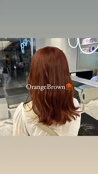 ミディアム カラー sawaka🪽うる 艶カラー/レイヤーのヘアスタイル