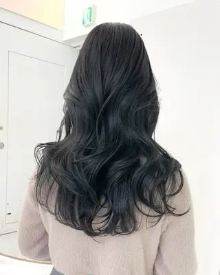 ロング カラー 大人っぽ韓国レディ レイヤー🤍渋谷のヘアスタイル
