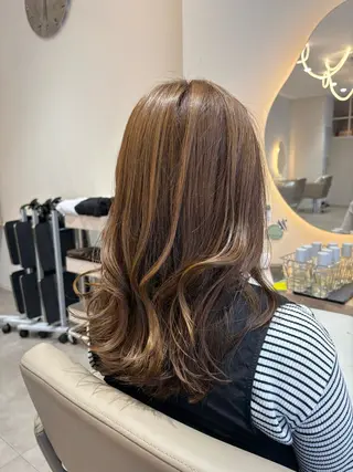 ロング カラー レイヤー/透明感/髪 質改善/メンズ/佐藤のヘアスタイル