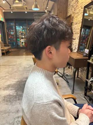 ショート パーマ メンズ 七井 香奈 (なないかな)のヘアスタイル