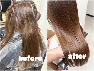 ミディアム 🍊髪質改善🍊縮毛 矯正🍊濱野紗奈🍊のヘアスタイル