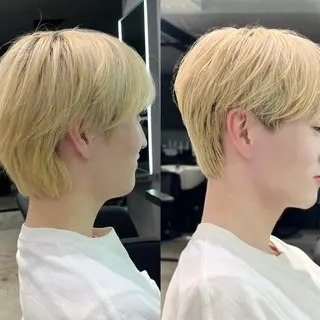 カラー メンズ 韓国メンズヘア☆ 韓国ボブYUTOのヘアスタイル