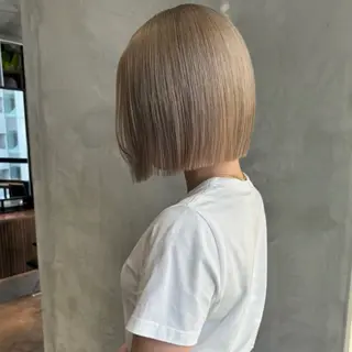 ミディアム カラー 渋谷/レイヤーボブ・ 透明感カラーしょうごのヘアスタイル