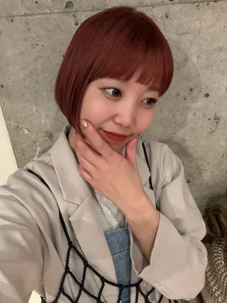 ミディアム 艶髪／レイヤー／ 透明感🎀／MARIのヘアスタイル