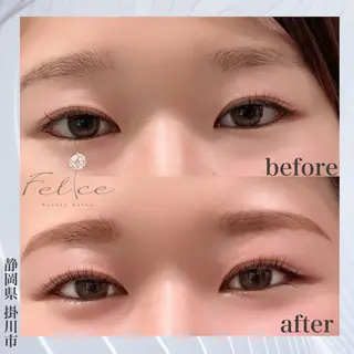 アイブロウ 毛穴ケア✖️まつげ Feliceのマツエク・マツパデザイン