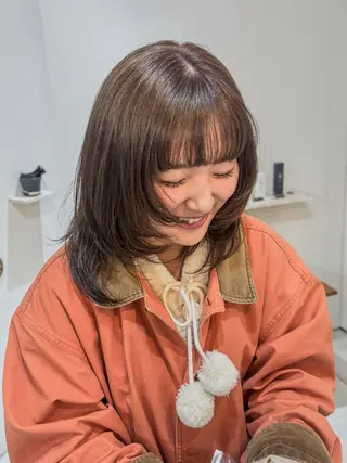 ミディアム YUKI 🌕 «ダブルカラー»のヘアスタイル