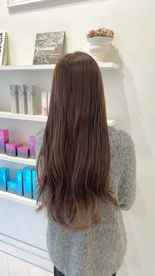 カラー ParveMix 🩶🫧入江 香名のヘアスタイル