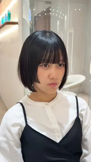 ショート カラー 渋谷ボブ/レイヤー ボブ田中航平のヘアスタイル