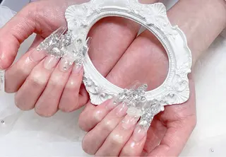 ネイル 長さだし/持込/ ins風ネイル/Umのネイルデザイン