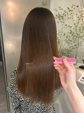 セミロング 馬場 菜乃夏のヘアスタイル