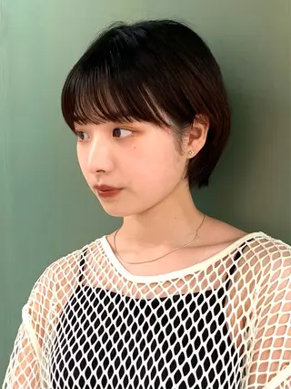 ショート カラー 👑ショート/ボブ /銀座/ニシオカ👑のヘアスタイル