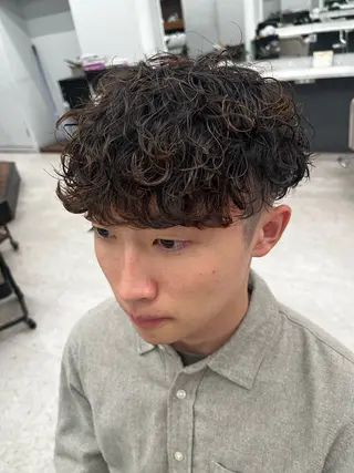 パーマ メンズ 🍐シャドウパーマ メンズ特化/守岡🍐のヘアスタイル