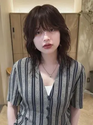 ミディアム パーマ ¥0モデル募集中 カット/パーマのヘアスタイル