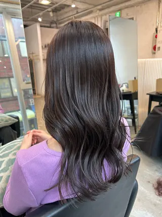 ロング 透明感カラー・ 髪質改善🩵イケダのヘアスタイル