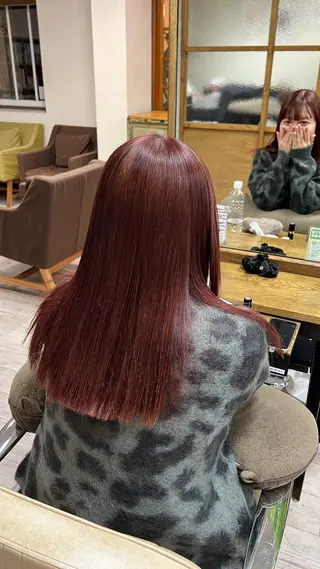 カラー 清水 花菜のヘアスタイル