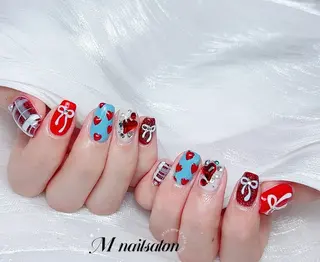 ネイル M🌷nail 長さだし専門店のネイルデザイン