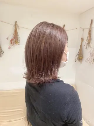 ミディアム カラー はだゆうき @hadadan08のヘアスタイル