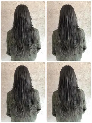 ミディアム due hair 京都駅前店 MILBON オージュア認定サロン【デューヘアー】所属・ハイトーンブリーチ 土坂　由志【京都】のヘアスタイル