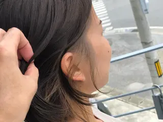 ミディアム カラー Snaly カラー特化ページのヘアスタイル