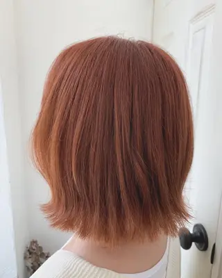 ミディアム カラー fio マナミのヘアスタイル