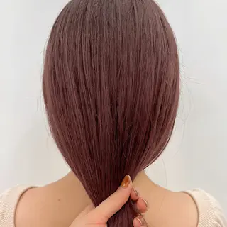 セミロング カラー ヘアアレンジ 🌱ボブ/レイヤー/ ベージュ/あやみ✨のヘアスタイル