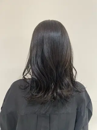 ミディアム カラー ハイトーン/ 髪質改善/ヒロタリカのヘアスタイル