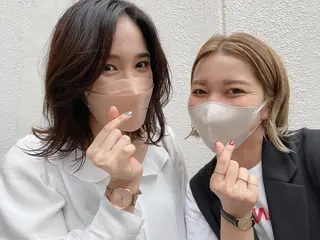 ミディアム さの あやねのヘアスタイル