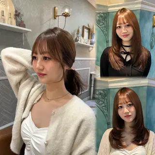 ロング 髪質改善/顔周り/ レイヤー/銀座/サラのヘアスタイル