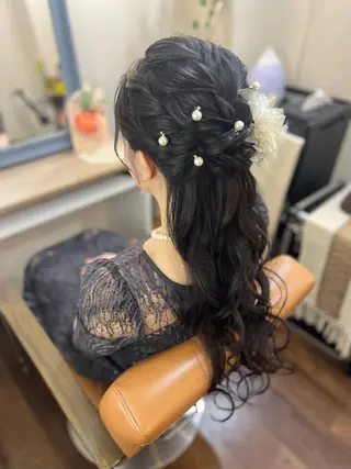 ヘアアレンジ 似合わせヘアメイク 💐オダギリチアキのヘアスタイル