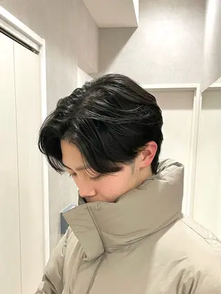 ショート カラー パーマ メンズ 【東北メンズヘア1 位受賞🥇】本間祐太のヘアスタイル