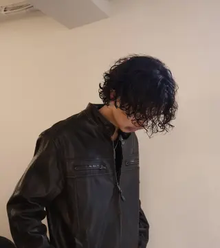 ショート パーマ メンズパーマ梅田 ・川副史晶のヘアスタイル